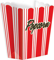 AMSCAN - 8 Hollywood popcornbakken - Decoratie > Bakvormpjes en standaards