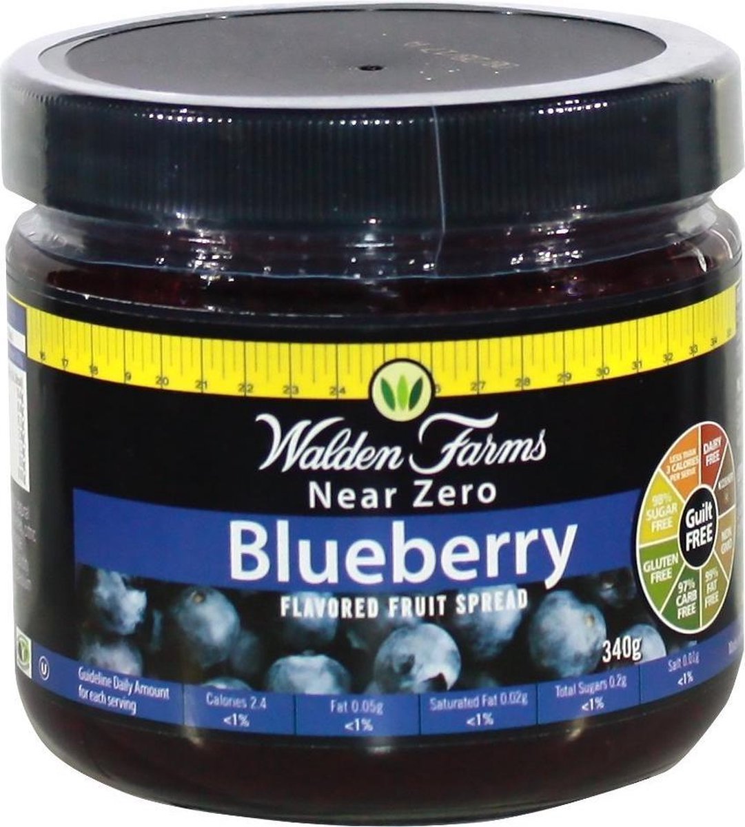 Walden Farms Jam Fruit Spread Per Pot Blueberry