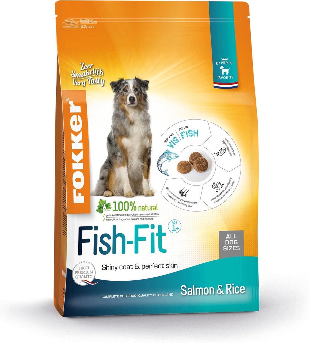 Fokker Dog Fish-Fit Zalm - Hondenvoer - 13 kg