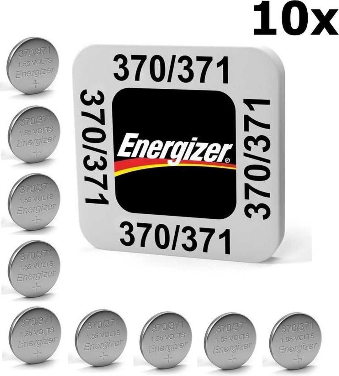 10 Stuks - Energizer 370/371 SR69 1.55V knoopcel batterij