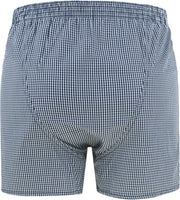 DEAL boxershort kleine ruit blauw 192153