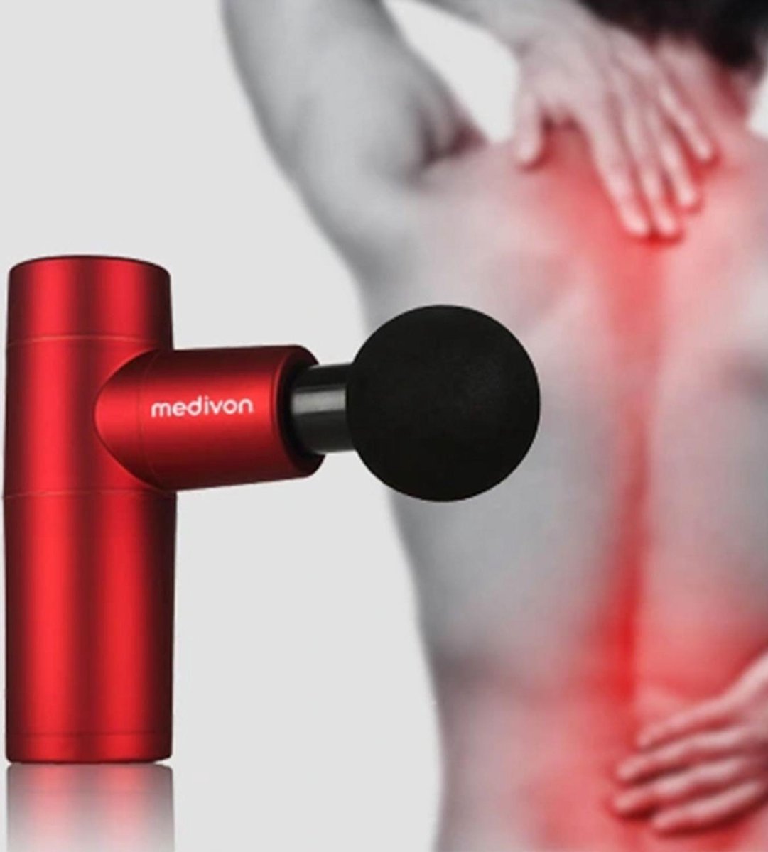 Medivon Massager MEDIVON Gun Mini 6 verwisselbare koppen