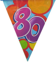 2 stuks Vlaggenlijn 80 jaar 