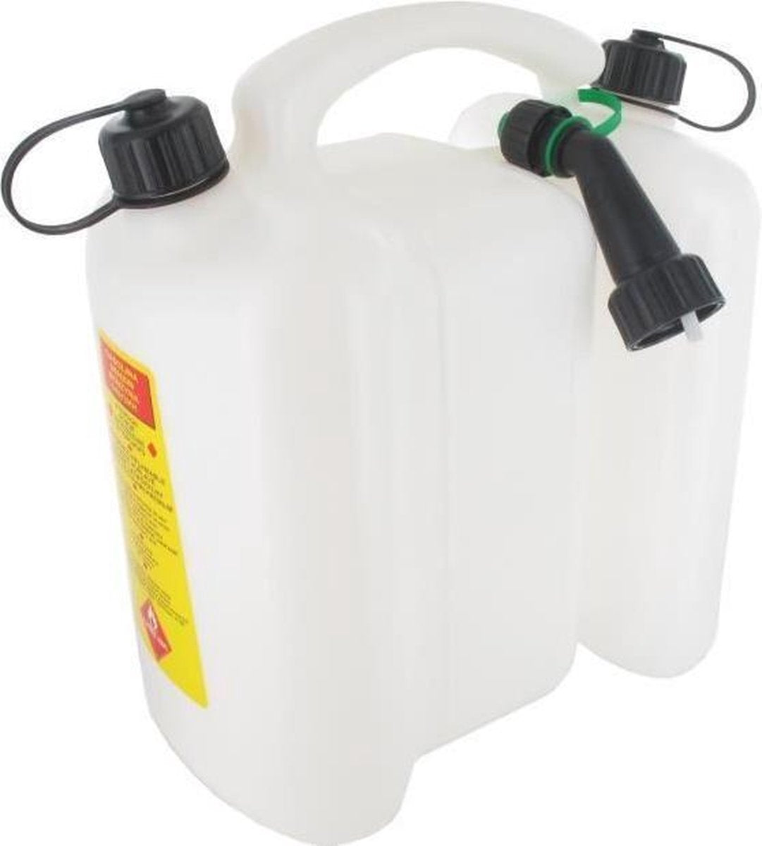 PRAKTISCHE TUIN TECOMEC 2 + 6 liter jerrycan voor tweeërlei gebruik - Wit