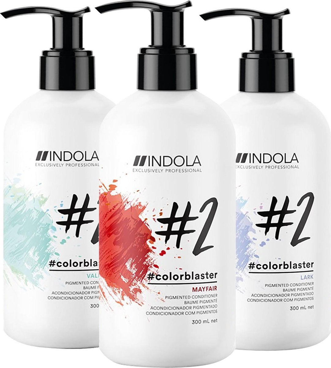 Indola Kleurconditioner Innova Colorblaster Pigmented Conditioner Clarendon Blauw