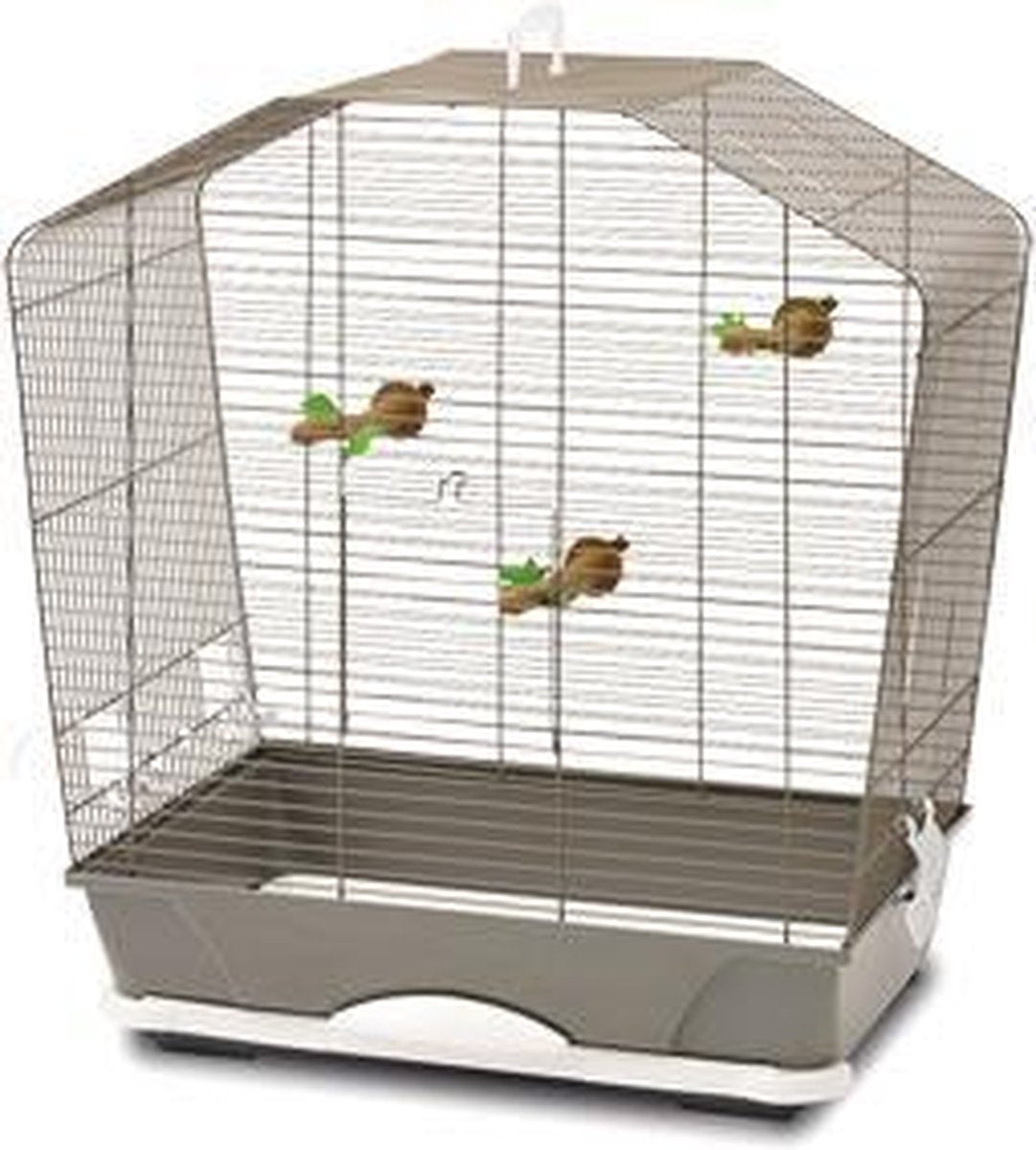 Vogelkooi Camille 40 Savic grijs/wit 54 x 32 x 55 cm