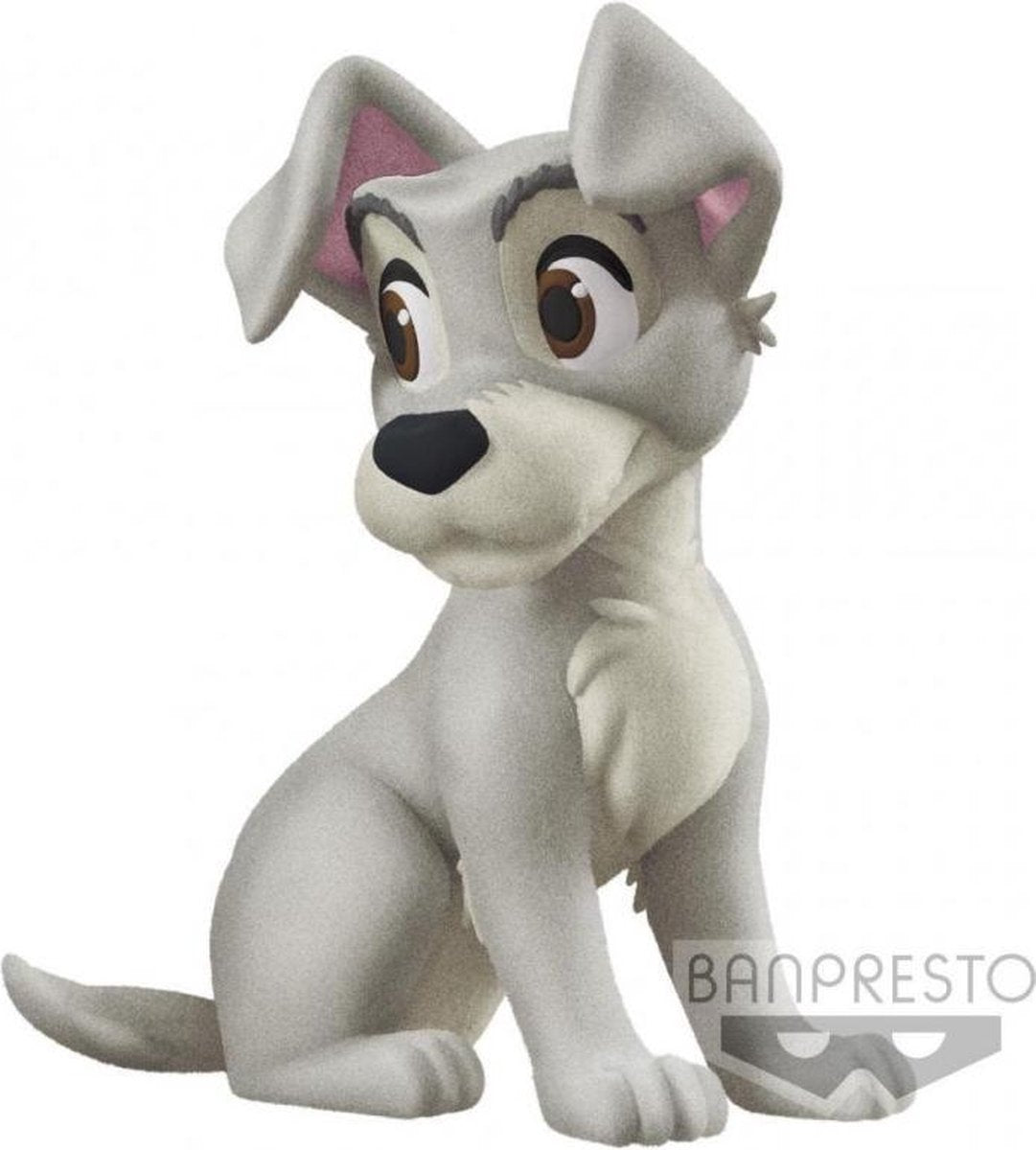 Disney Characters Fluffy Puffy Lady and the Tramp Tramp Figure 7cm