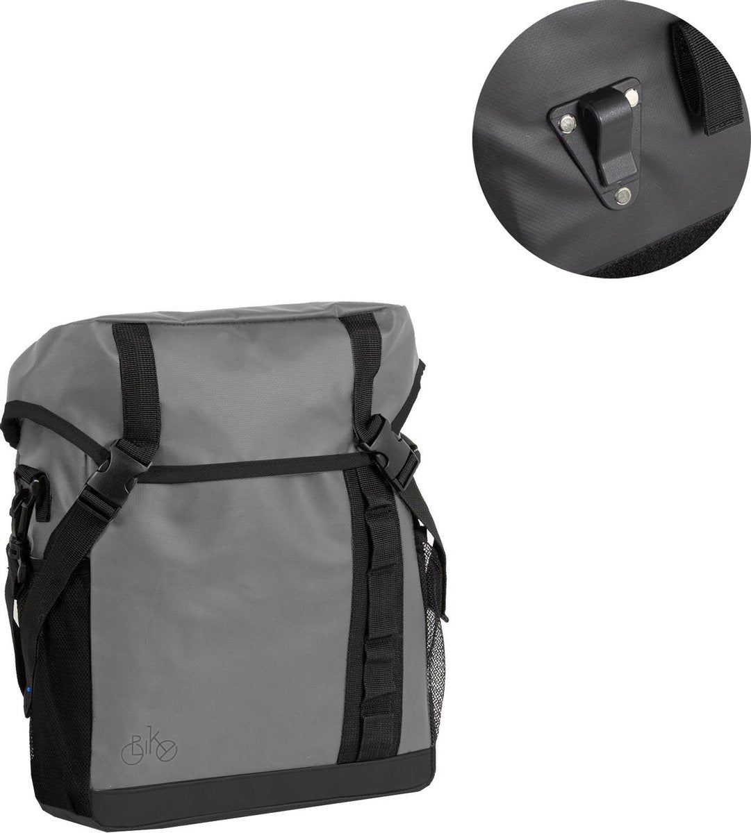 Bike - Carbon planner Fietstas - Shopper - Schoudertas - Waterafstotend PU - Grijs