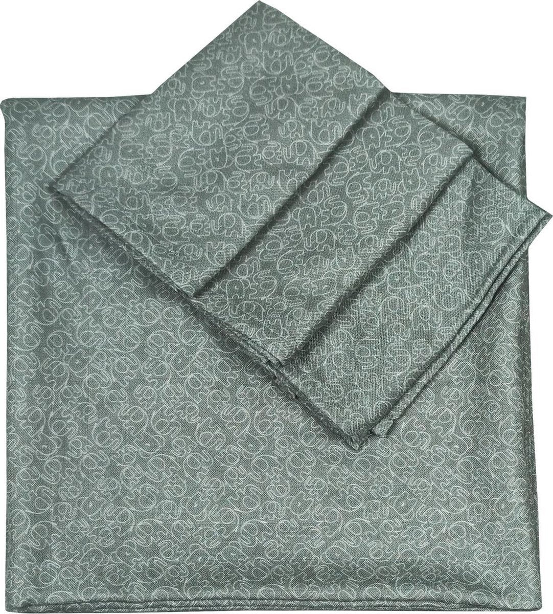 Ephemeris Bamboe Baby hydrofiele Set - Olifant