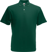 Fruit of the Loom poloshirt heren maat XL (mosgroen)