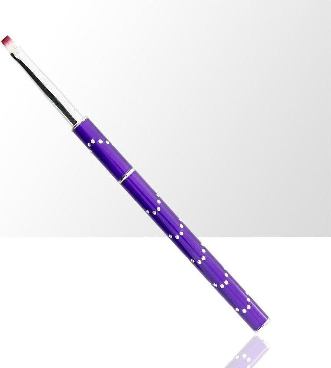 Gel-Penseel Paars #4 - Nail Brush - Gel penseel -Nagel Penselen - Nagel Gel - Nagel Kwasten
