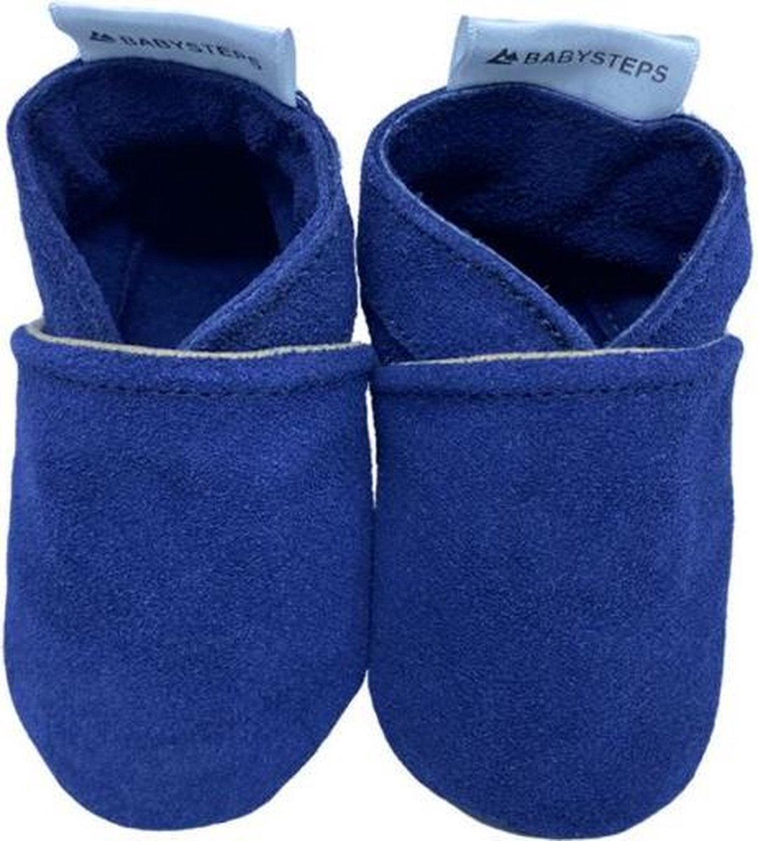 BabySteps slofjes Plain Blue Suède maat 16/17