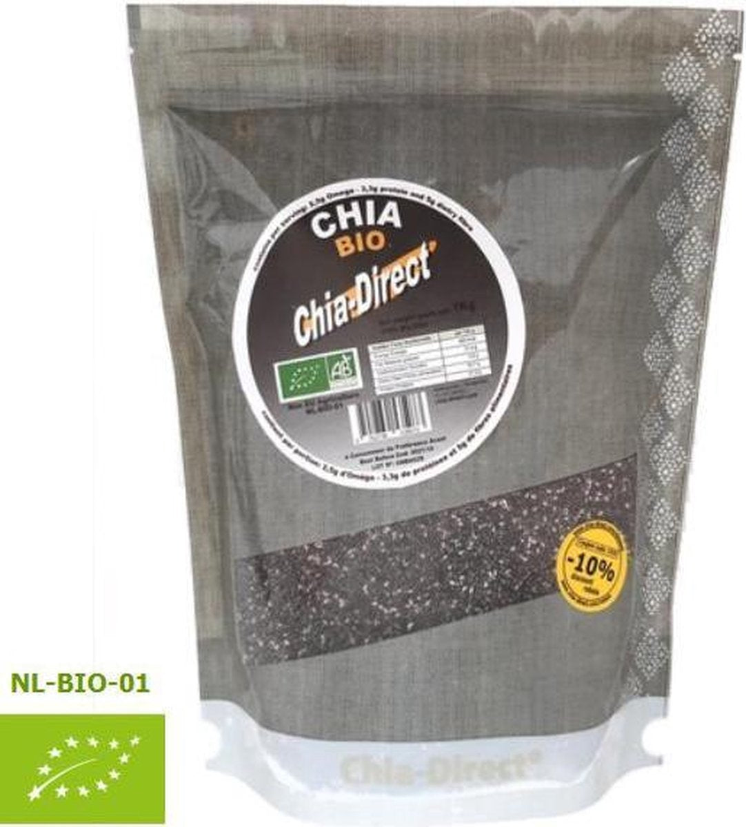 1kg Biogisch chiazaad - prijs incl verzendkosten
