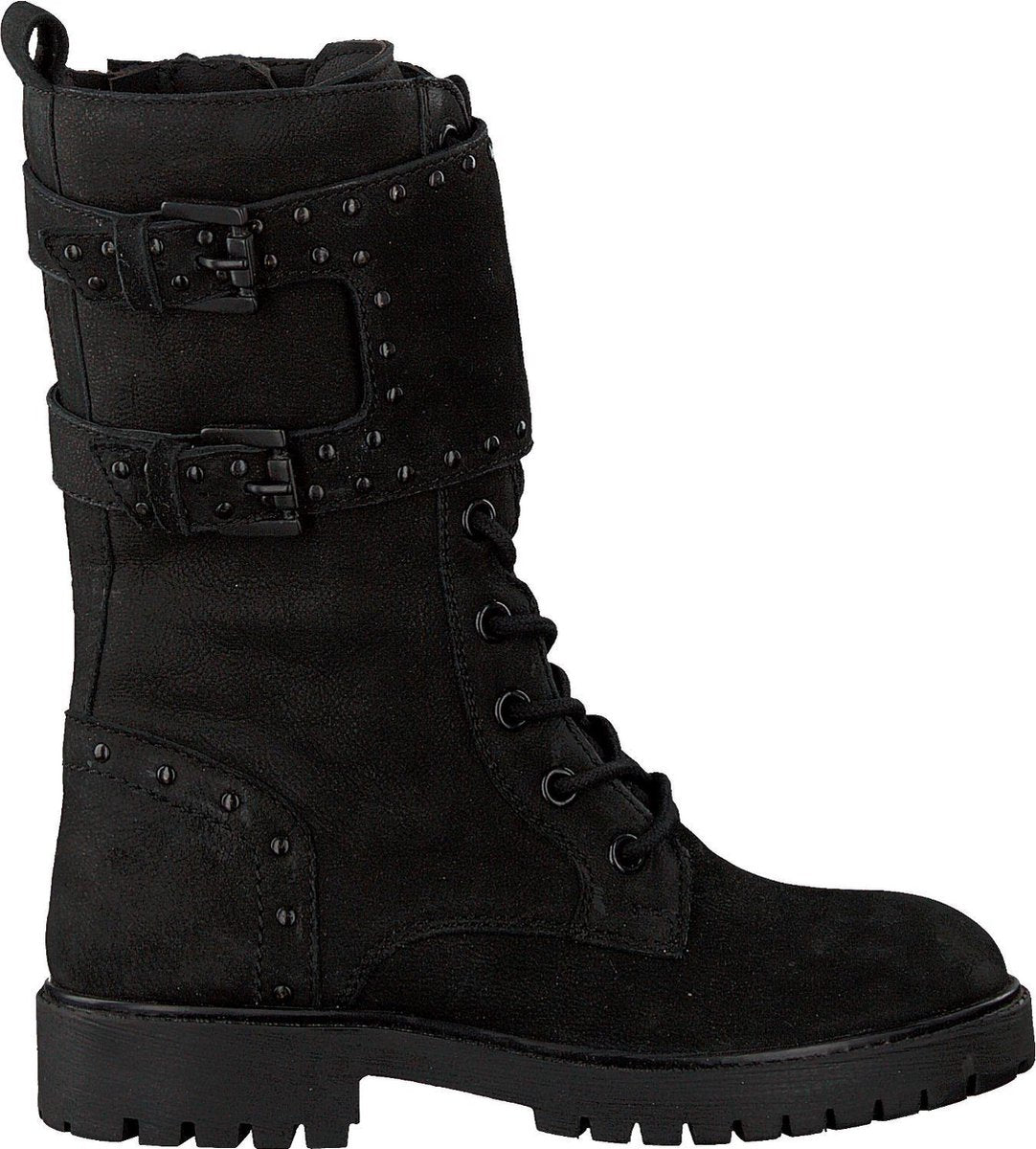 Omoda 690 Veterboots - Laarzen Met Veters - Meisjes - Zwart - Maat 32