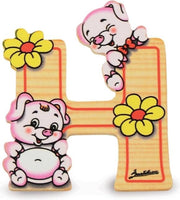 Alfabet letter hout groot H | Bartolucci