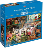Gibsons puzzel Snoozing in the Shed - 1000 stukjes