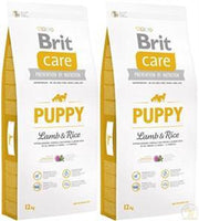 Brit Care Hypo Allergeen Puppy Lam & Rijst 2 x 12 kg