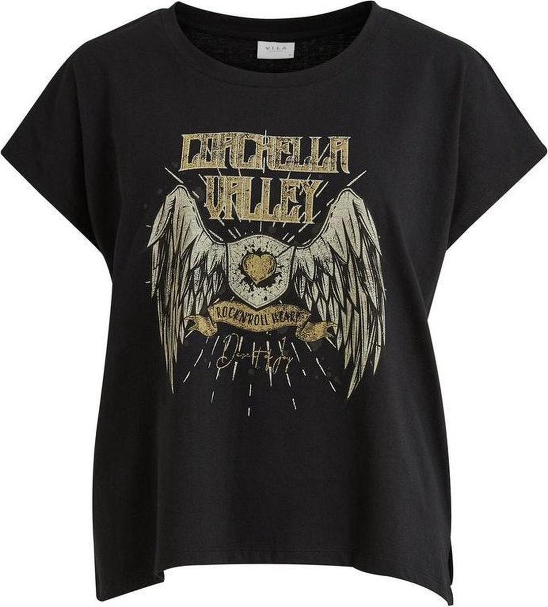 Virocksy Coachella S/s T-shirt 14063944 Black/cloud Dancer