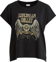 Virocksy Coachella S/s T-shirt 14063944 Black/cloud Dancer