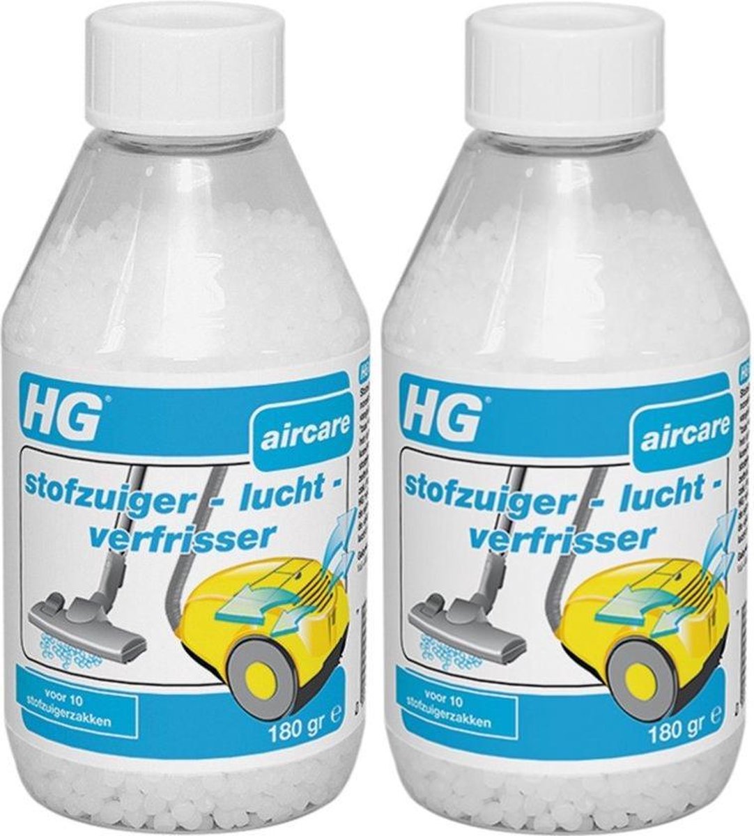 HG stofzuiger – lucht – verfrisser | tegen stank uit de stofzuiger | 2 Stuks !
