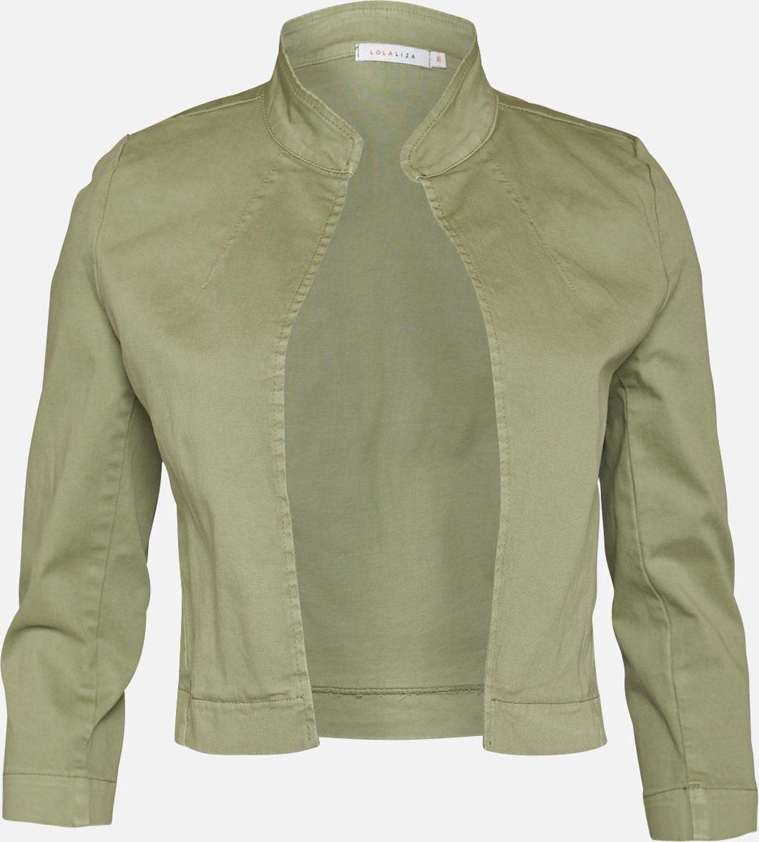 Jas met hoge hals - Groen
