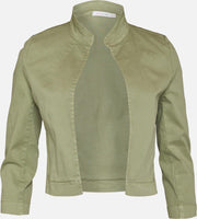 Jas met hoge hals - Groen