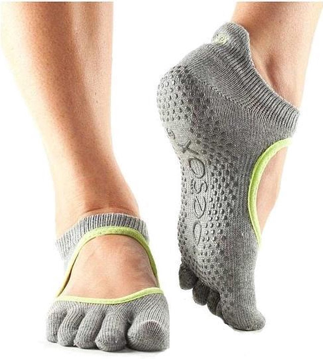 Fitness-mad Yogasokken Bellarina Katoen/polyester Grijs Maat 44-48