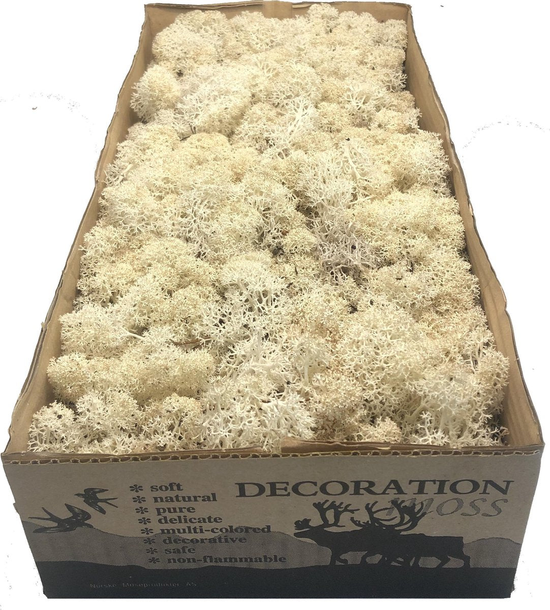 Mos IJslands Rendiermos Natural per 500 gram voor decoraties