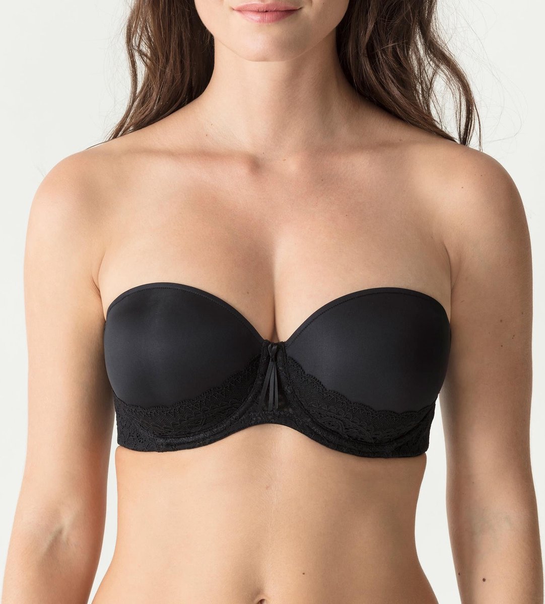 PrimaDonna Twist I Do Strapless Beha - Zwart - Maat 80D