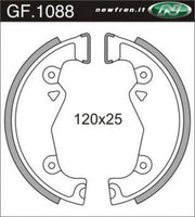 Remsegmentset Newfren GF1088 Zundapp 120mm kleine naaf