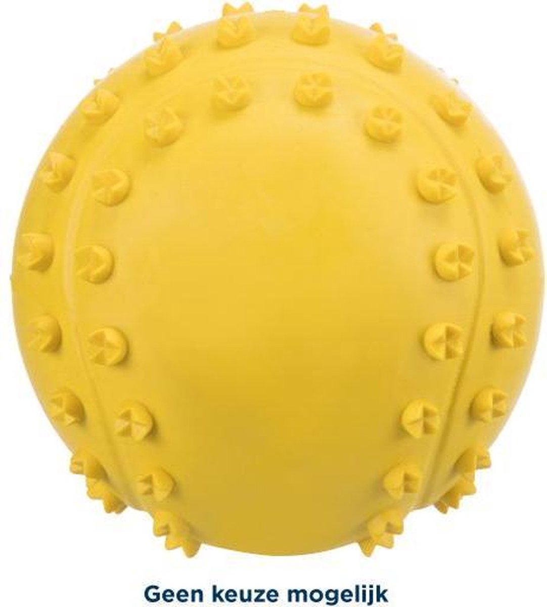 Trixie speelbal natuurrubber assorti 6 cm 4 st