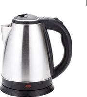 Robuuste Waterkoker 1.8 liter - Mill Germany - Grijs - Retro -1500 Watt - Elektrisch - RVS - Mat zilver