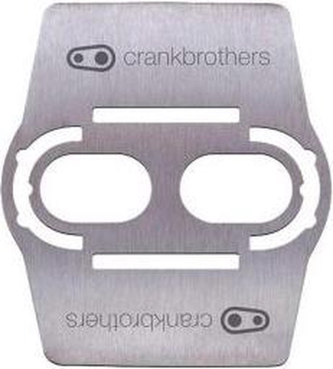 Crankbrothers beschermplaat schoenzool RVS