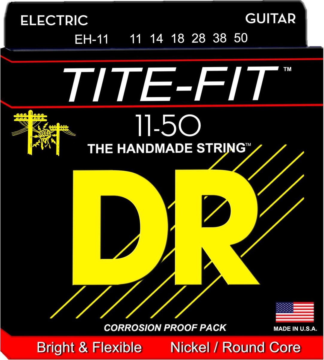 E-Git.snaren 11-50 Tite Fit nikkel Plated EH-11
