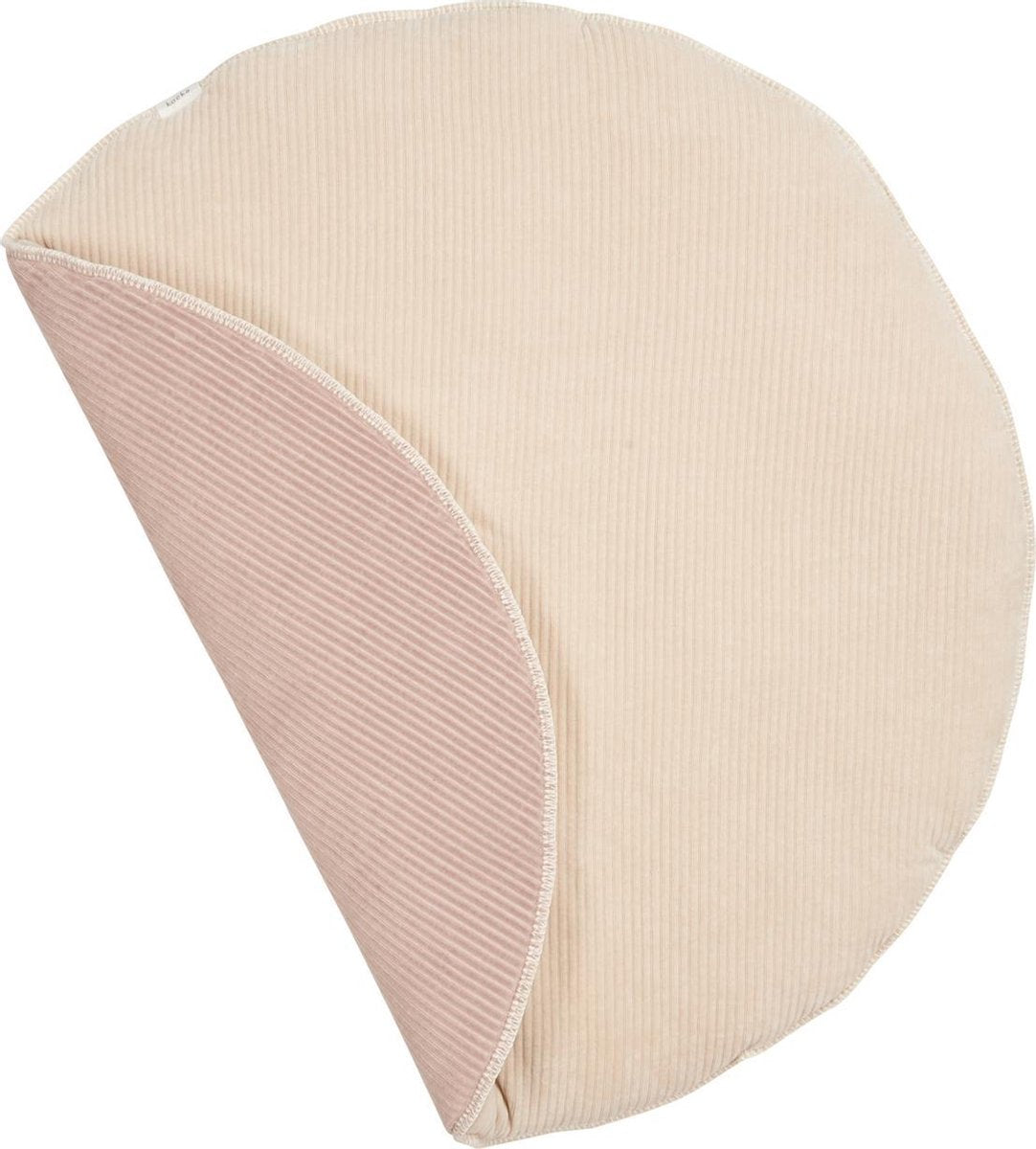Koeka Boxkleed rond Vik - sand/grey pink 90cm