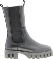 Tango | Bee cartel 20-a black leather high chelsea boot - black sole | Maat: 37