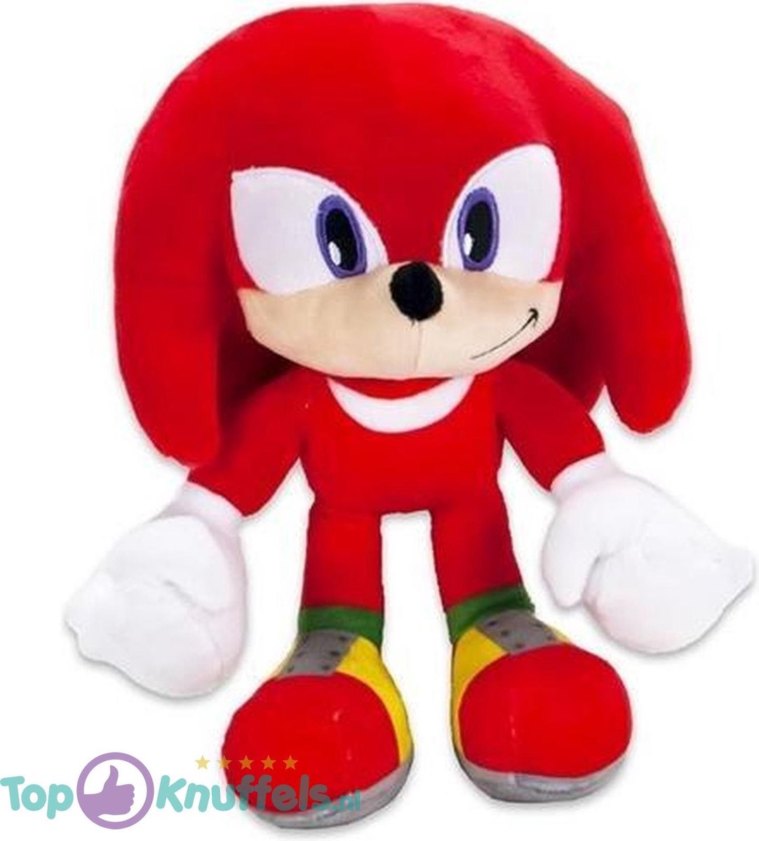 Sonic The Hedgehog: Knuckles Pluche Knuffel 30 cm | Sonic Peluche Plush Toy | Speelgoed knuffeldier knuffelpop voor kinderen jongens meisjes | Sonic De Egel | Shadow