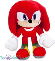 Sonic The Hedgehog: Knuckles Pluche Knuffel 30 cm | Sonic Peluche Plush Toy | Speelgoed knuffeldier knuffelpop voor kinderen jongens meisjes | Sonic De Egel | Shadow