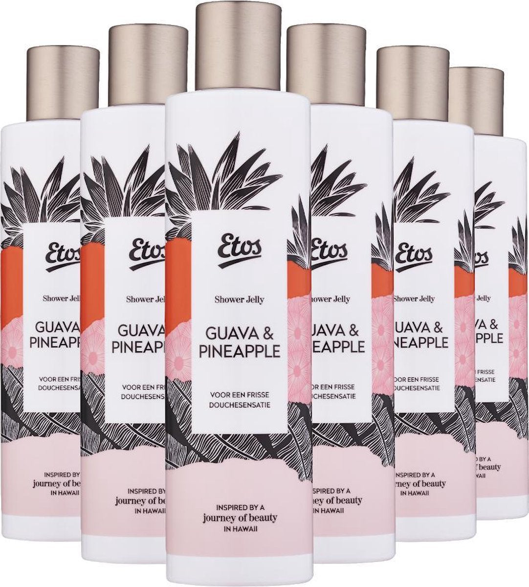 Etos Douchegel - Journey Of Beauty Guava & Pineapple  - 6 x 250 ml