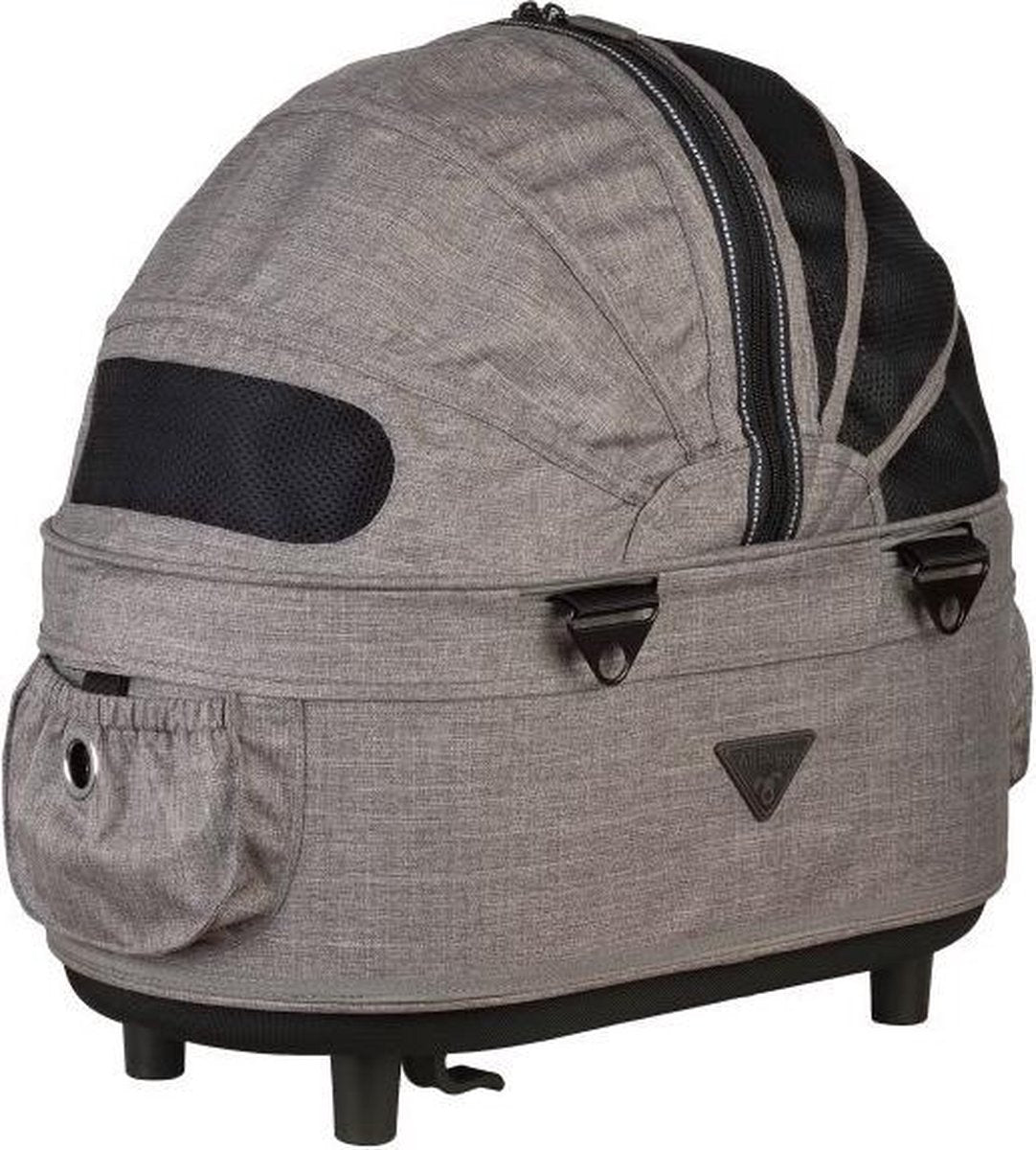 Airbuggy reismand hondenbuggy dome2 sm cot earth bruin 53x31x52 cm