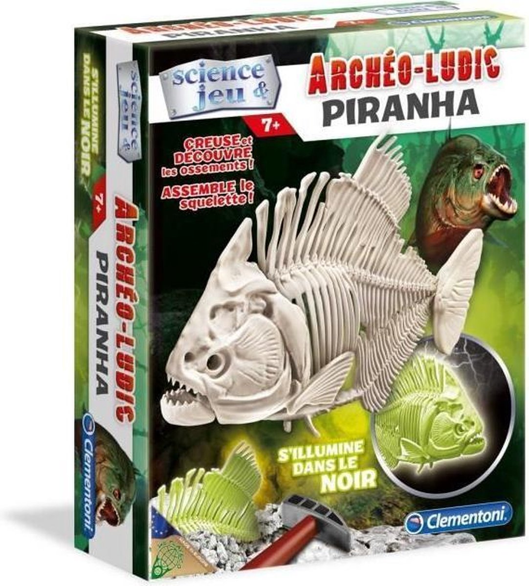 FR Archéo Ludic Piranha - Phosphorescent