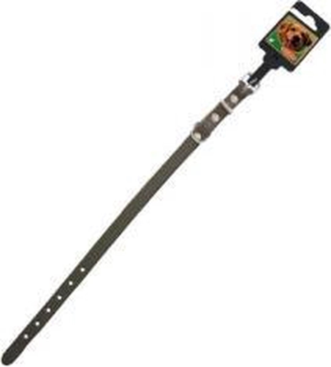 Boon Leren Halsband Donkerbruin - 22mm/ 55cm
