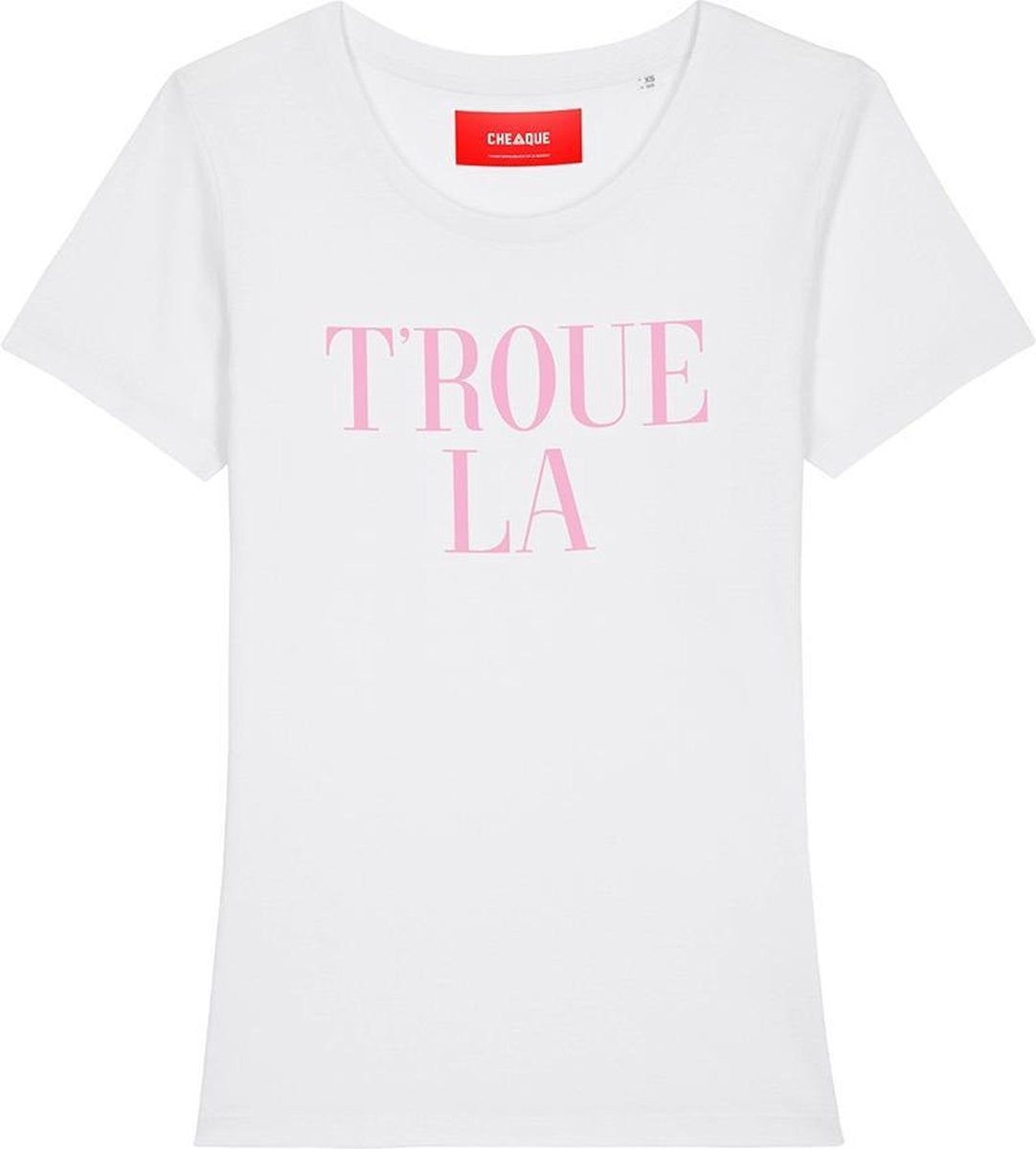 TROUELA WIT T-SHIRT DAMES