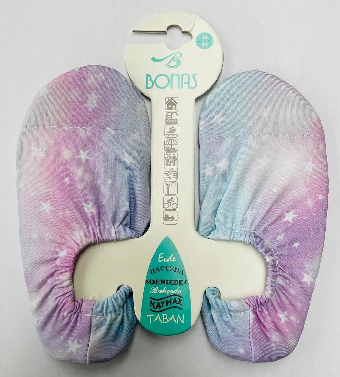 Bonas Antislip Zool Waterschoen | Zwemschoenen | Zwemslof | Gymschoen voor Kinderen Maat 27-29 Ster