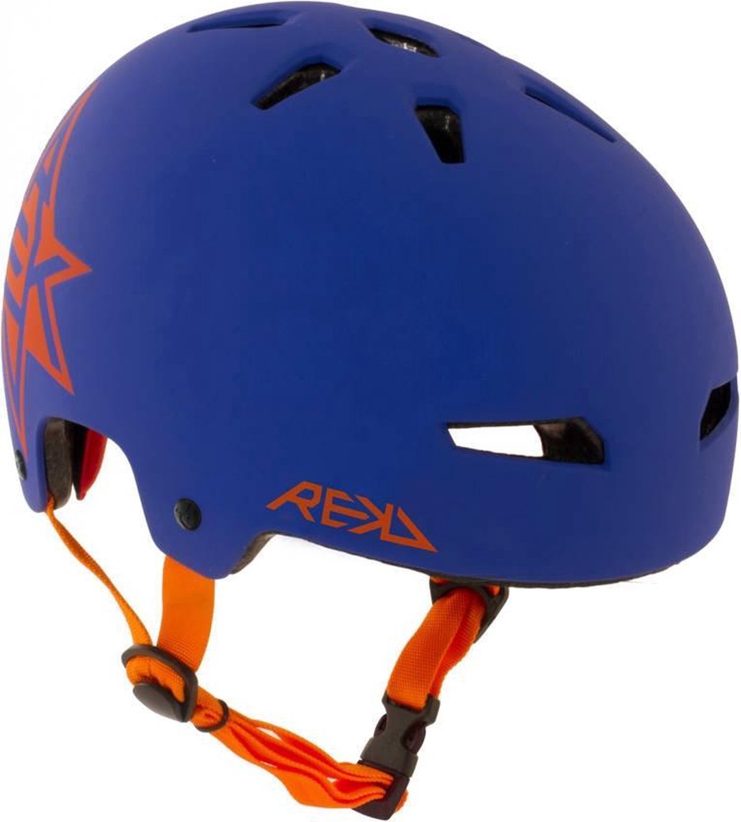Rekd Skatehelm Icon Unisex Blauw Maat 54/55