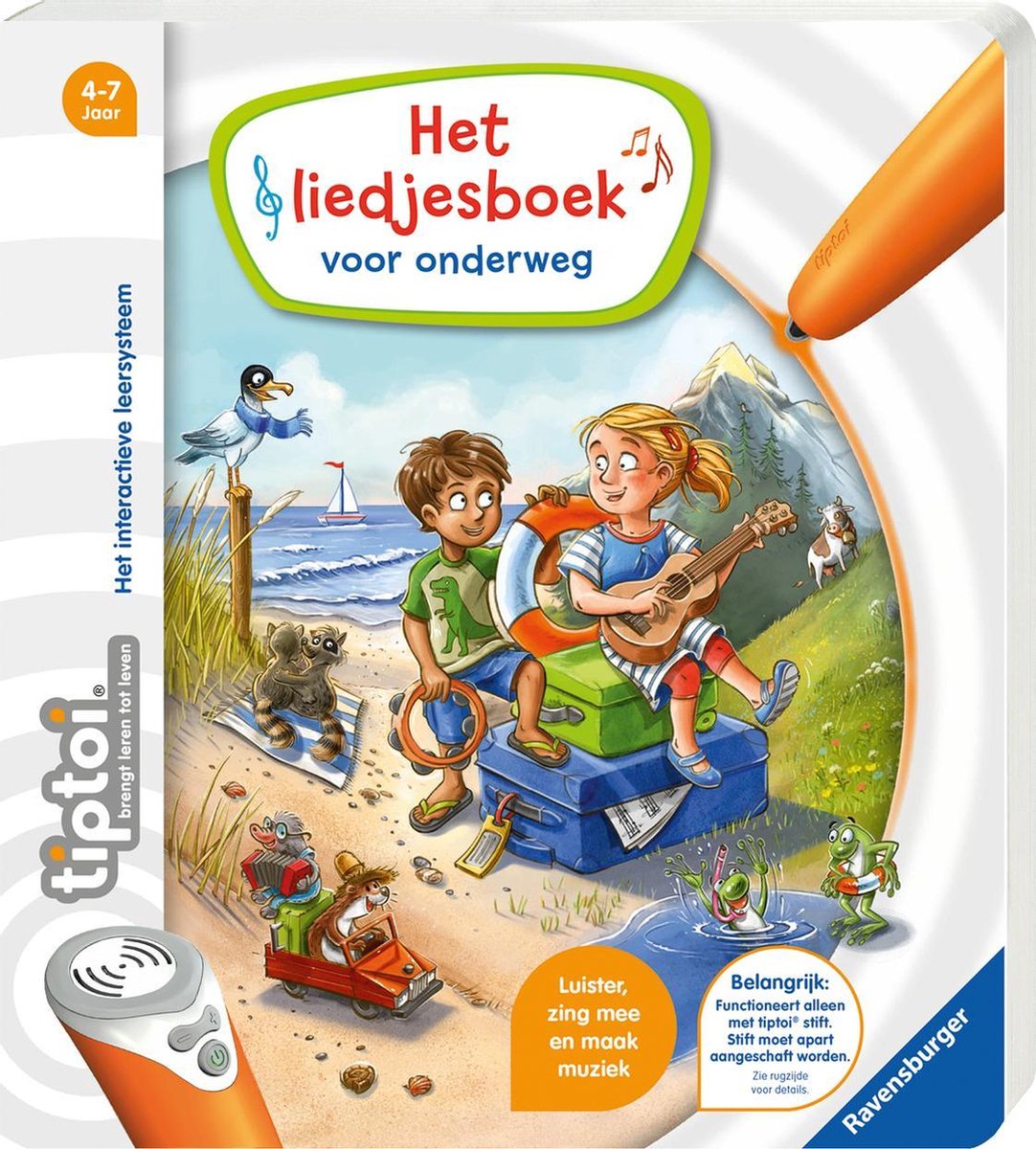 Ravensburger tiptoi® Het Liedjesboek voor onderweg