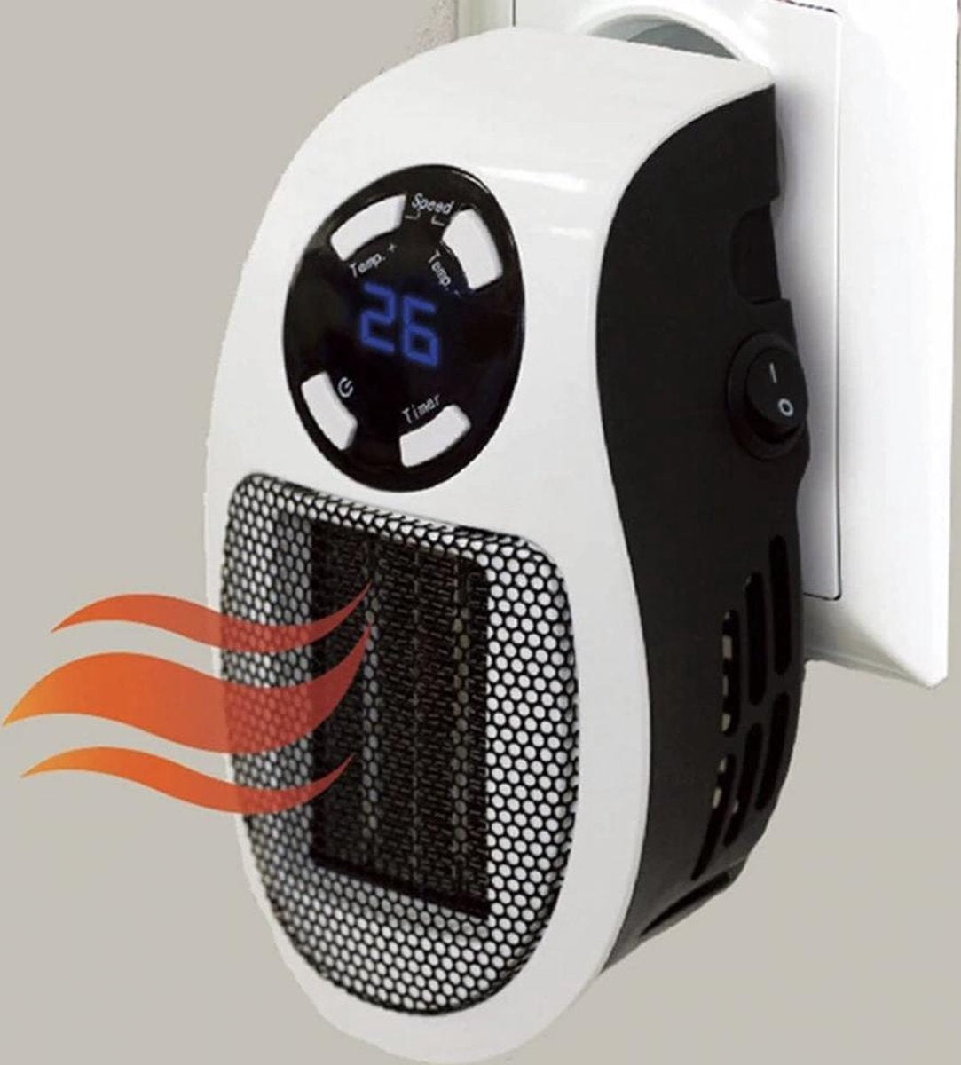 Heat Plug-van Versteeg® Elektrische verwarming 500W - Kachel - Verwarming - Hot - Heater - Mini Verwarming