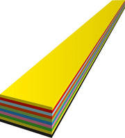 Hoedenstroken 10 kleuren 10 x 65 cm 240 stroken assortiment 250 gram