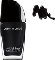 Wet 'n Wild Wild Shine Nail Color - 485D Black Créme