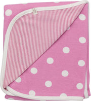 Pigeon Blanket Spotty Pink